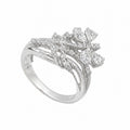 18K White Gold Diamond Ring – 0.90CT DR056 SET