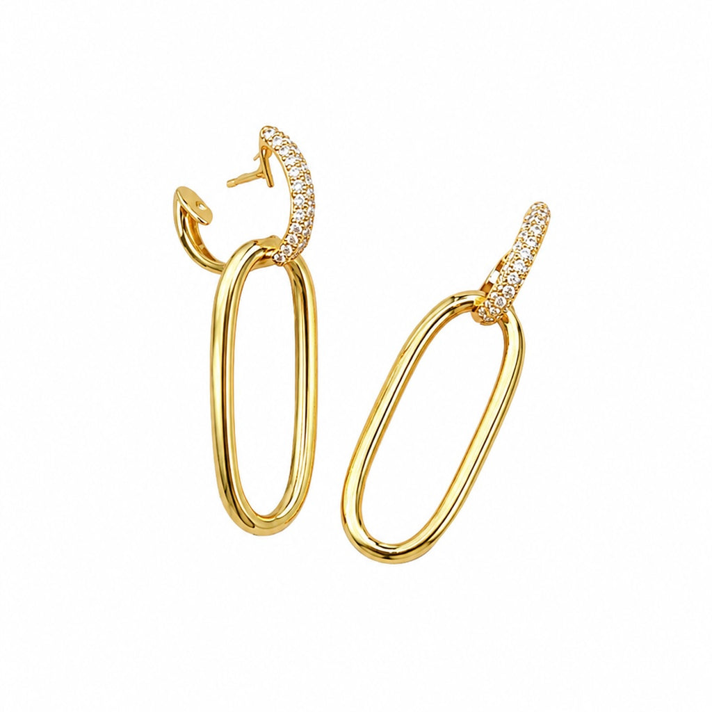 14K Yellow Gold Diamond Earrings – 0.92CT PJE5675YG