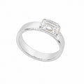 14K White Gold 1.73CT Lab Grown Diamond Band Ring DR055 IIJJ