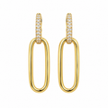 14K Yellow Gold Diamond Earrings – 0.92CT