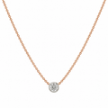 14K Rose Gold Diamond Pendant Necklace – 1.40 CT DP0021 GTJJ