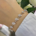 14K White Gold 2.65ct Diamond Bracelet SI F-G DB081 ISEJ