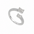 14K White Gold 1.15CT Diamond Ring DR067 ZEJ