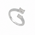 14K White Gold 1.15CT Diamond Ring DR067 ZEJ