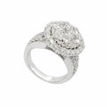 14K White Gold Round Diamond Halo Ring – 3.00 CTW DR008 ITJJ