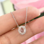 18K White Gold Rose Cut Diamond Pendant – 0.73CT Total Weight | 00115006