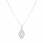 18K White Gold Diamond Necklace – 0.96 CT Diamonds LZT ITJ