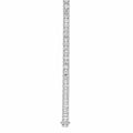 14K White Gold Baguette & Round Diamond Tennis Bracelet – 7.14ct PJBR4910WG