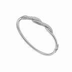 14K White Gold Diamond Bangle Bracelet – 0.75CT DBAN016 ETJ