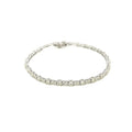 14K White Gold Natural Diamond Tennis Bracelet – 3.23CT | DB057