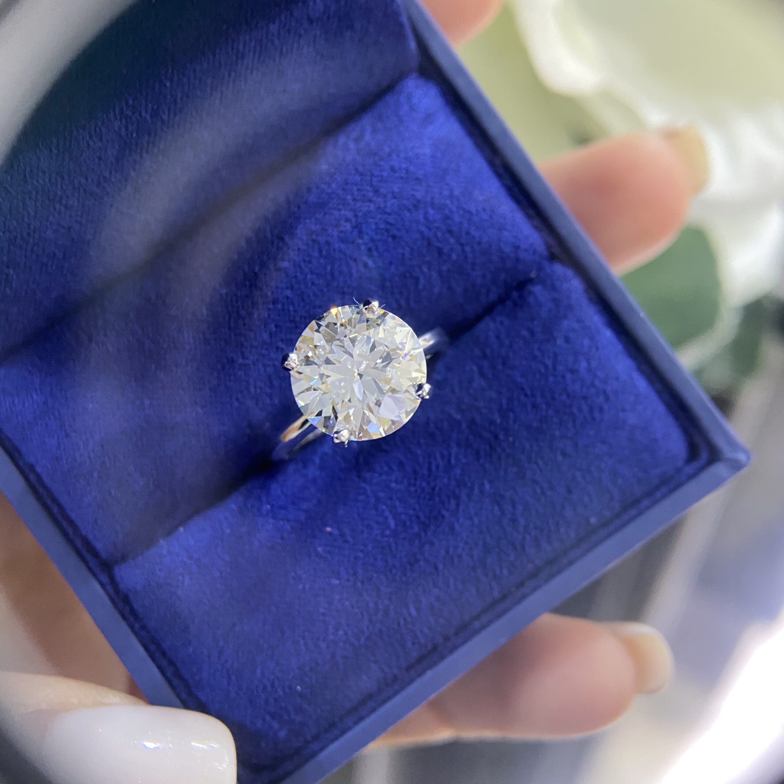GIA Certified Natural Diamond Ring – 3.91CT VS2/K | NLJJJ