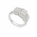 18K White Gold Diamond Ring – 1.24CT DR104 IANJ