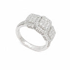 18K White Gold Diamond Ring – 1.24CT DR104 IANJ
