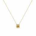14K Yellow Gold Diamond Pendant Necklace – 0.24 CT KVPS032YG