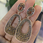 14K Rose Gold Diamonds Earrings DCE95444-1