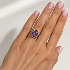 14K Yellow Gold Amethyst Ring – 8.56 CT COLR0048 EJJ