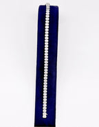 14K White Gold Lab Grown Oval Cut Diamond Bracelet with 12.42CT Diamonds DB0109 GLJJ