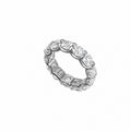 14K White Gold 5.22 CT Lab-Grown Diamond Eternity Band WB483 ITJJ