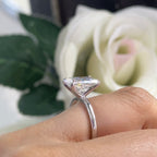 14K White Gold Lab-Grown Diamond Ring – 3.21CT VS | RADER018 GJJJ