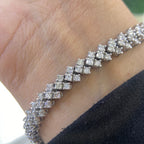 14K White Gold Diamond Bracelet with 6.15CT Diamonds DB0066 NT