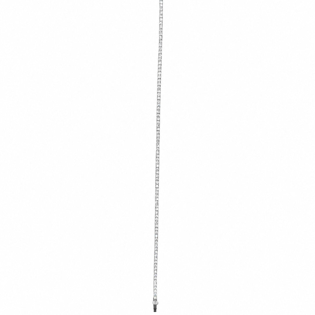14K White Gold Diamond Tennis Bracelet – 1.01ct  J10133 LJJ