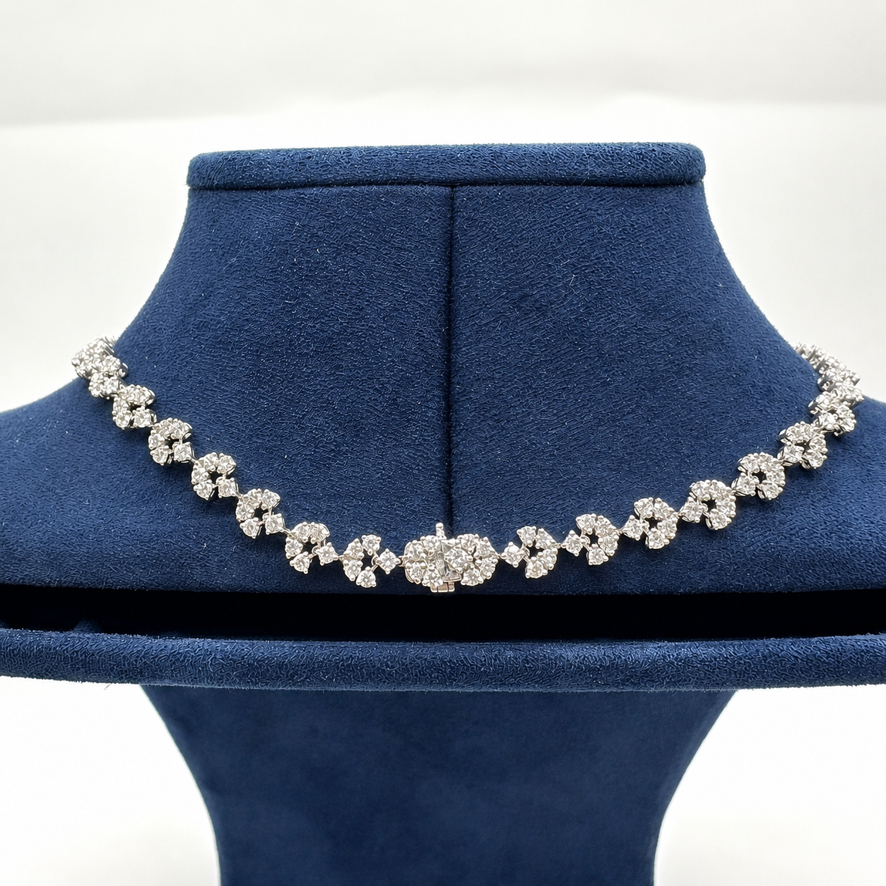 18K White Gold Diamond Necklace – 20.54ct Diamonds DN100 ILTJJ