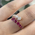 18K Rose Gold Ruby & Diamond Ring – 1.19CT Rubies / 0.88CT Diamonds | BAIIST