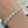 18K White Gold Diamond Bracelet – 7.61CT F-G/VS2-SI | DB0015