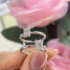 18K White Gold Diamond Ring – 0.53CT | R168121