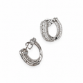 18K White Gold 2.23 CT Diamond Earrings  DIER093 ILJJ