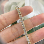 14K Yellow Gold Diamond Bracelet with 4.50CT Round Cut Diamonds DB042 G,SJJ
