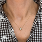 14K Yellow Gold Diamond Pendant Necklace – 0.55 CT Natural Diamonds PJNP5659A-004
