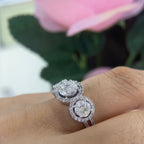 14K White Gold Diamond Ring – 1.42CT | DR058
