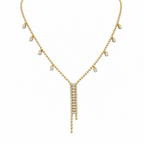 14K Yellow Gold 1.02 CT Diamond Necklace – 18” KVN00265-004