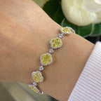 Fancy Yellow & White Diamond Bracelet – 11.60CT Total Weight | DB0075
