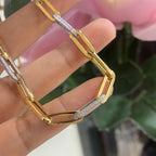 18K Yellow Gold Diamond Chain Necklace – 1.11CT | YN40064