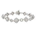 14K White Gold Diamond Bracelet – 3.04 CT DB037 GJJJ