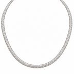 14K White Gold 14.39 CT Diamond Pavé Necklace – ARJC0012-006