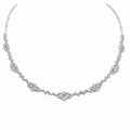14K White Gold Diamond Necklace – 4.53ct Diamonds DN017 AJJJ