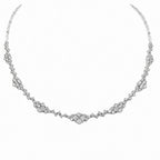 14K White Gold Diamond Necklace – 4.53ct Diamonds DN017 AJJJ