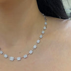 14K White Gold Diamond Necklace – 2.17CT SI Clarity | DCN14070-5