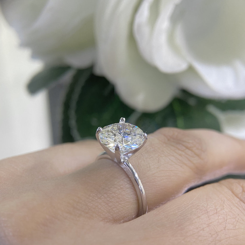 GIA Certified Natural Diamond Ring – 3.91CT VS2/K | NLJJJ