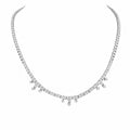 18K White Gold Diamond Necklace – 3.50ct Diamonds DN027 NJJJ