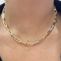 18K Yellow Gold Diamond Chain Necklace – 1.11CT | YN40064