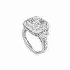 14K White Gold 2.01CT Diamond Ring RDER040 IJTJ GATJ