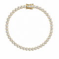 14K Yellow Gold Bezel Set Diamond Tennis Bracelet – 3.22 CT PJBR5587A-017