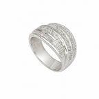 14K White Gold Baguette & Round Diamond Ring – 2.20CT WB288 IGJJ