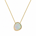 14K Yellow Gold Opal Pendant Necklace 14.72CT Opal COLN026 GLJJ