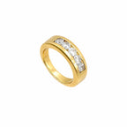 14K Yellow Gold Men’s Diamond Wedding Band – 1.47CT Round Diamonds WB477 ILJJ
