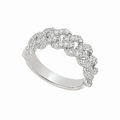 14K White Gold Diamond Band Ring – 1.15CT WB058 IJGJ